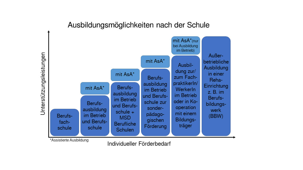 Ausbildungsmöglichkeiten nach der Schule