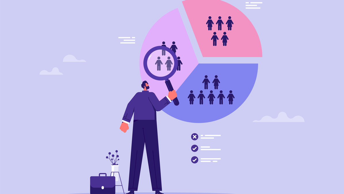 Symbolbild: Analyse für Marketing und Werbekonzept