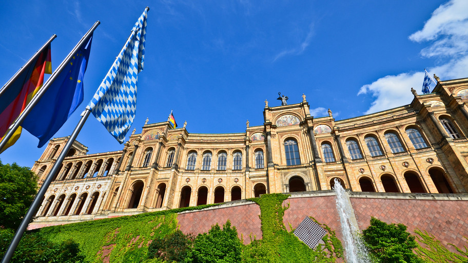 Munich, Bavaria: Maximilianeum - Bavarian state parliament Munich, Bavaria: Maximilianeum - Bavarian state parliament