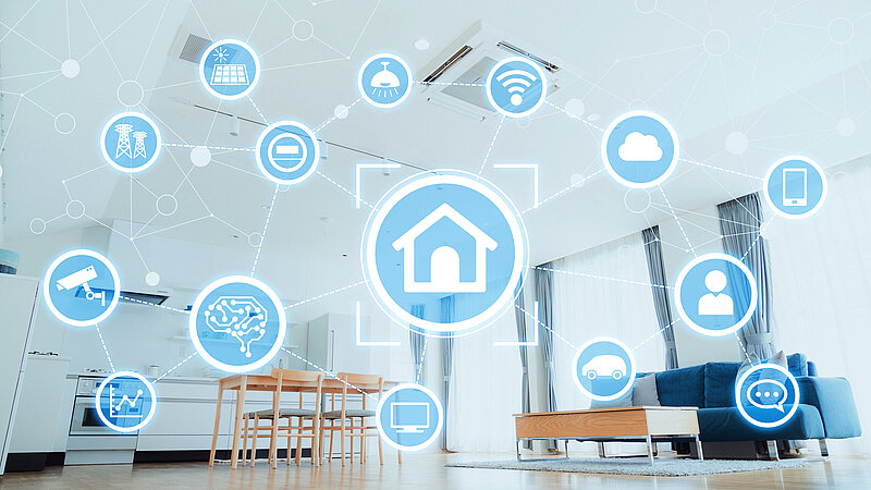Smart house concept. Home automation.