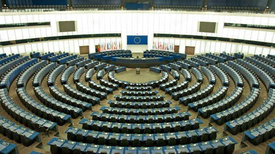 Plenarsaal des Europäischen Parlaments in Straßburg