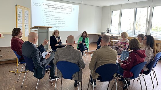 Foto mit den Beteiligten der QmBS-Werkstatt